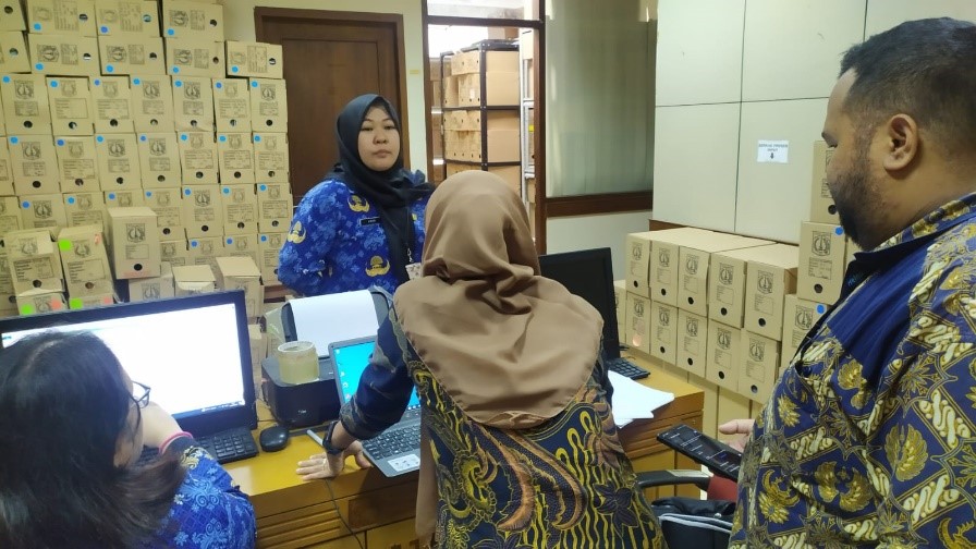 Monitoring , Asistensi dan Pengawasan Kearsipan di UP PMPTSP Kota Adminstrasi Jakarta Timur tanggal 25 April 2024 #2