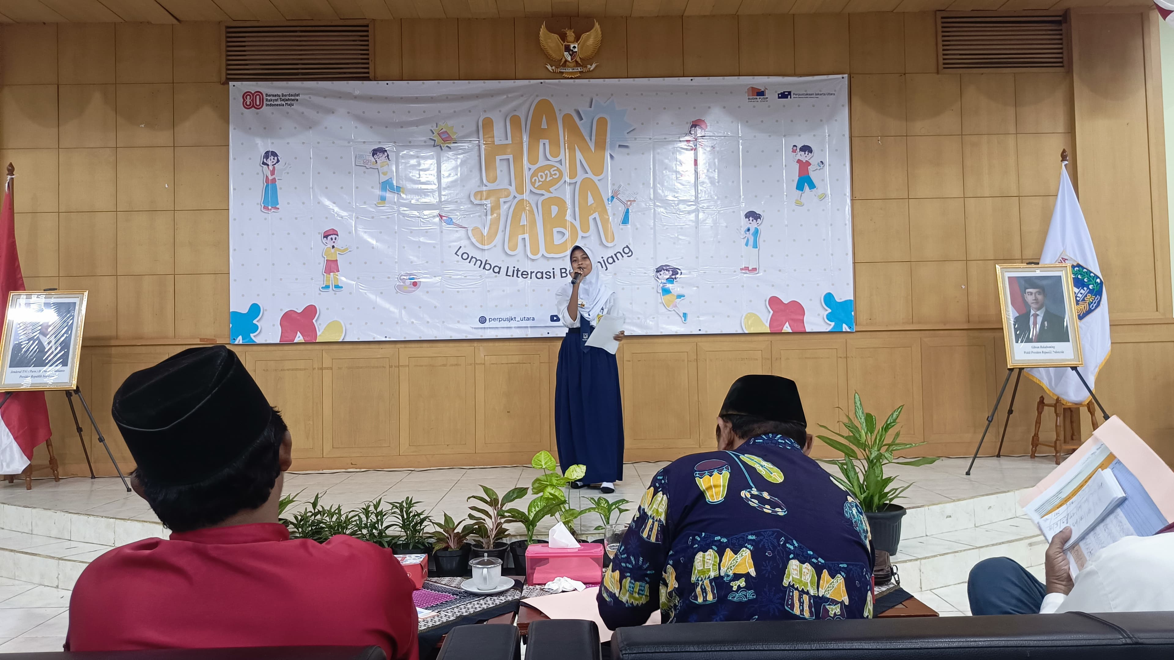 Pelaksanaan Lomba Pantun di Perpustakaan Jakarta Utara berlangsung seru dan menarik