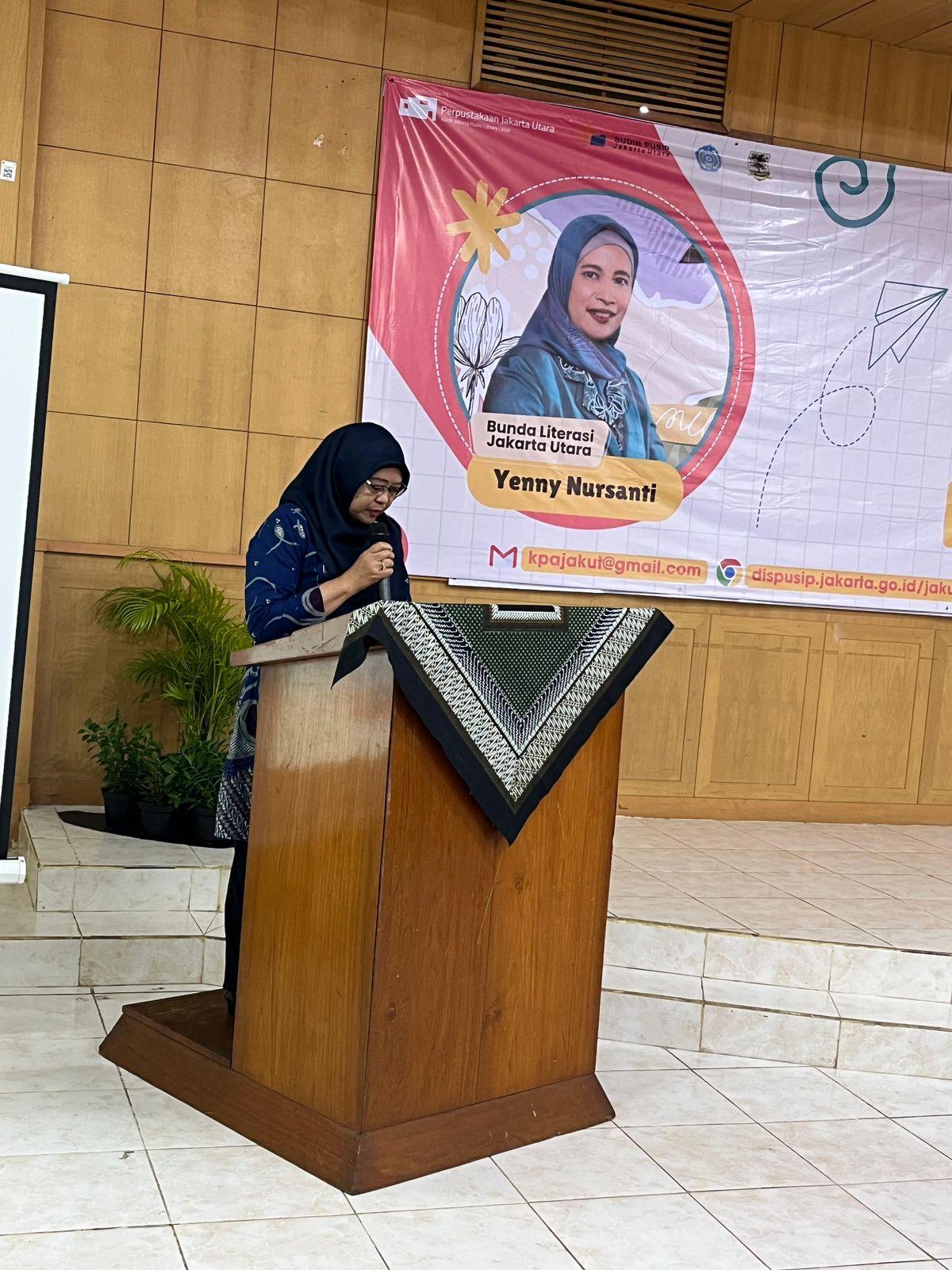 Laporan Kasudin Pusip Jakarta Utara diwakili oleh Ibu Sri Mulyani