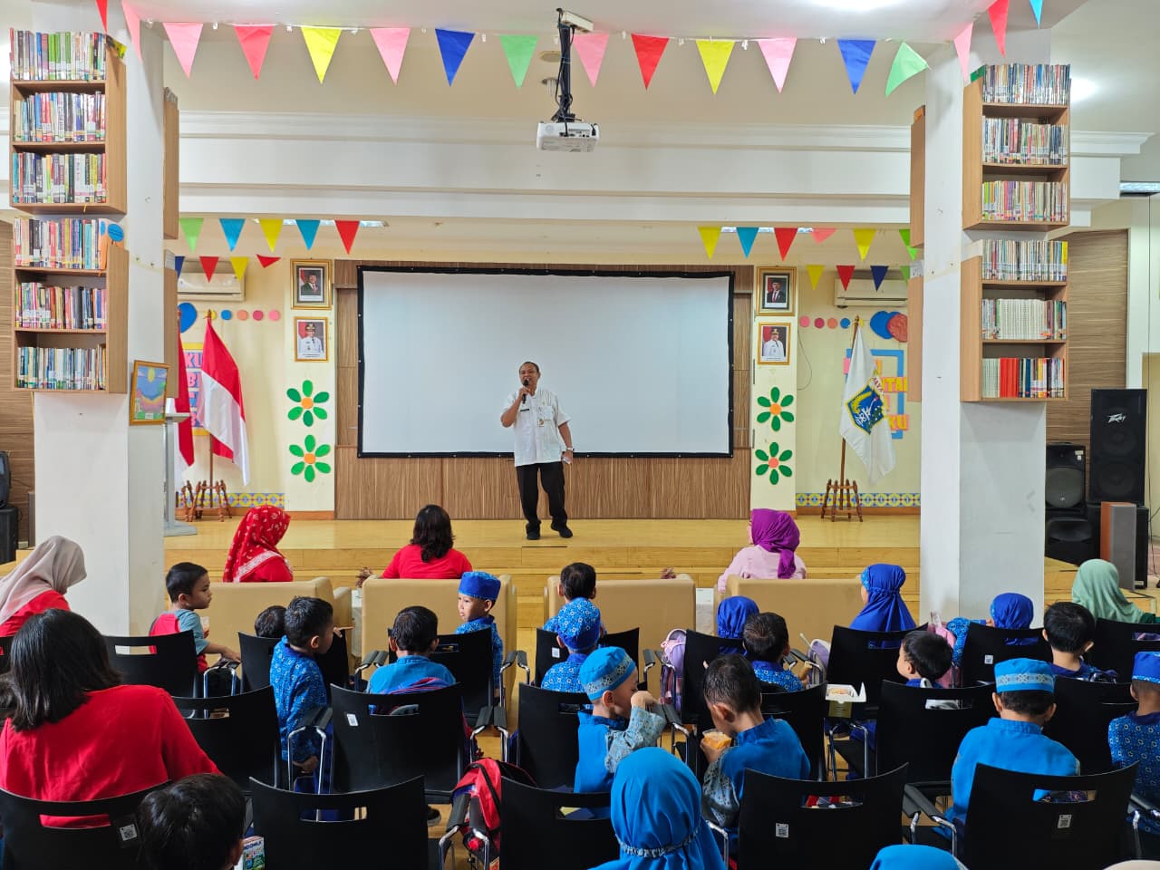 Sambutan Kepala Seksi Perpustakaan Kota Administrasi Jakarta Pusat